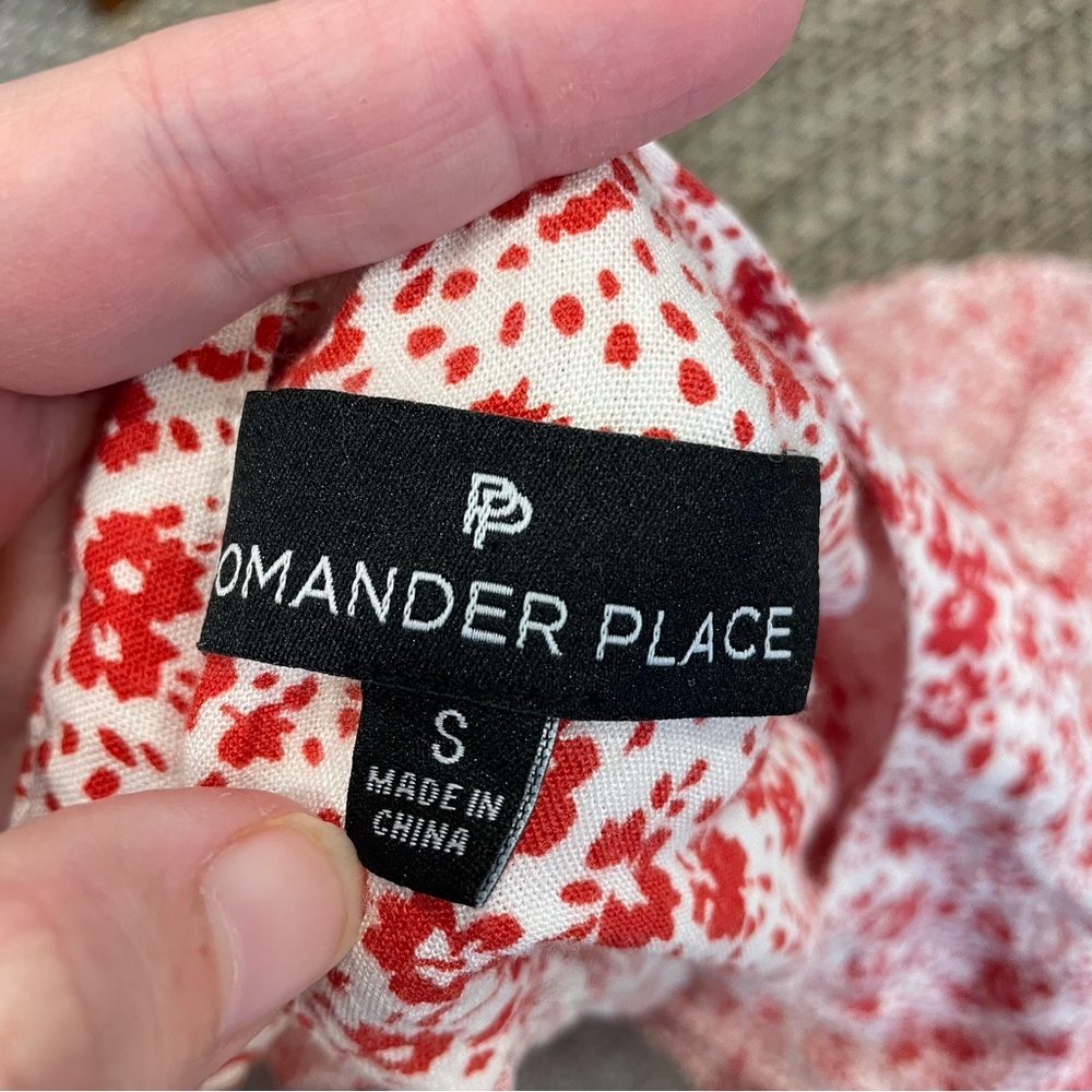 Tuckernuck Pomander Place Scarlet Ditsy Floral Kenzo Dress - Picture 5 of 6